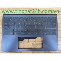 Thay Vỏ Laptop MSI Modern 14 B11MOU B11MOL B5M A10M B11SB Xanh Đen TouchPad Lớn