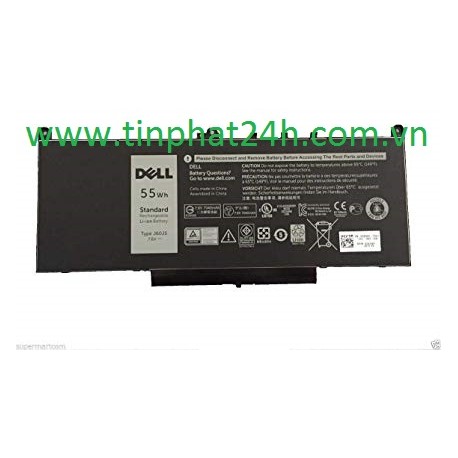 Battery Laptop Dell Latitude E7270 E7470 55Wh