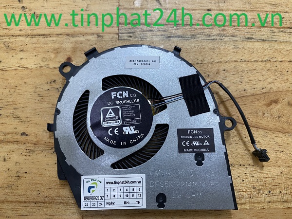 thumbnail image 2 of Replacement Cooling Fan For Dell Inspiron Vostro 15 5501, Latitude 3410 Laptops - 5V 0.5A, 4-Pin, FMGQ Model 2 of 14