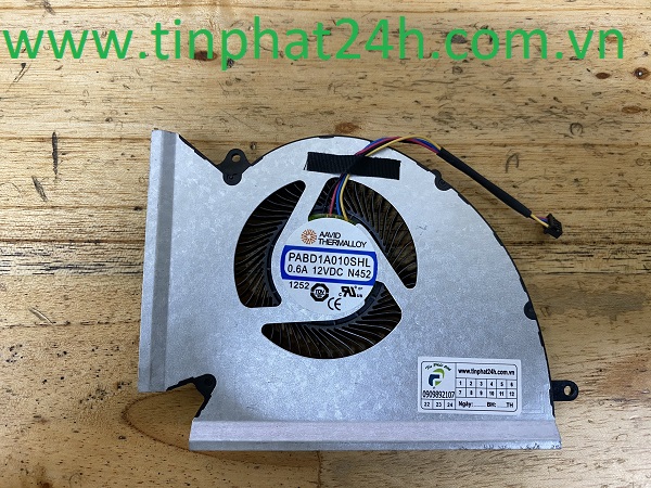 MSI CPU & GPU Cooling Fan For GP76 GE76 WE76 – MS-17K2 MS-17K3, 5V 4-Pin, PABD1A010SHR N452